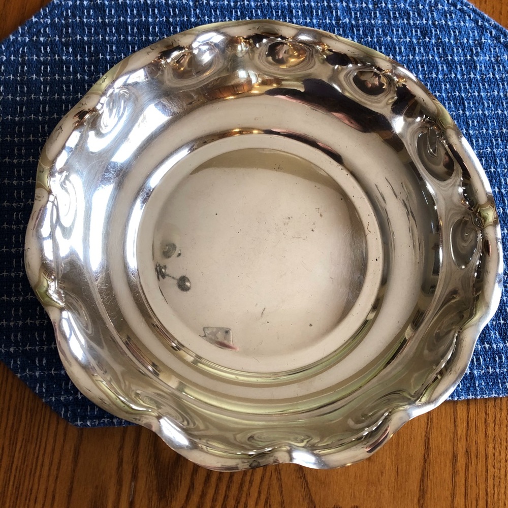 Vintage Silver Plated Bowl!